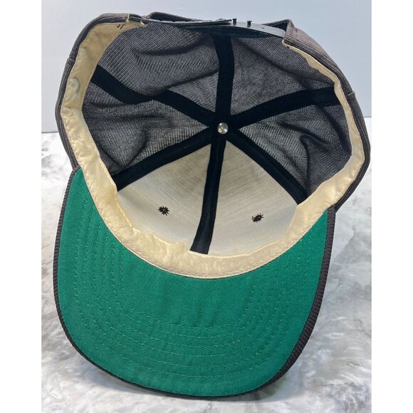 Burwick Oilfield Services 80s Snapback Hat Brown Baseball Cap Distressed Vtg - Picture 3 of 11